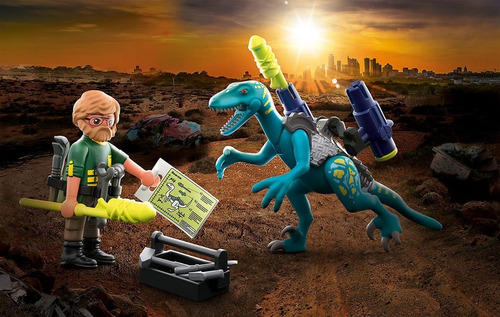 Playmobil Dinosaurios Deinonychus Pteranodón Rex Triceratops