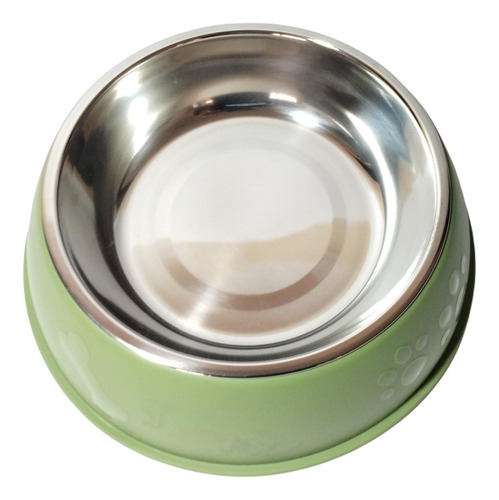 Tazón Para Perro 2 Piezas Despegable De Acero Inoxidable