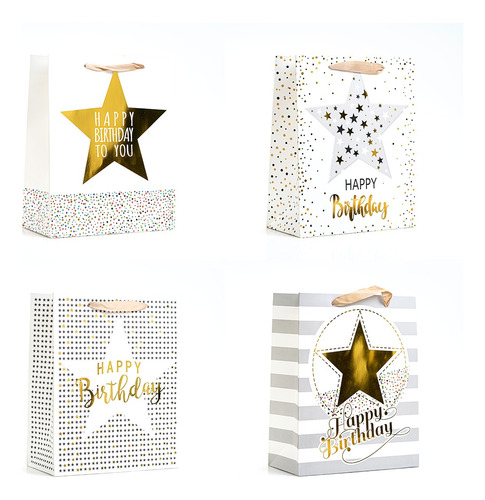 Bolsa Happy Birthday - Estrella - Talla M.