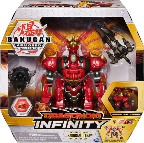 Bakugan Dragonoid Infinity Armored Alliance Spin Master (Usado)
