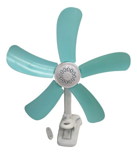 Ventilador Clip Pinza Broche 5 Aspas Energy Saving