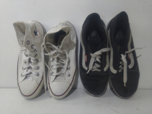 Kit 2 Pares De Tenis ,35 , All Star E Vans . (Usado)