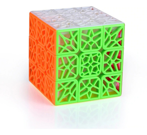 Cubo Mágico Profissional 3x3x3 Dna Vazado Plano