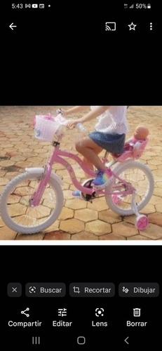 Bicicleta Para Niña Rin 18
