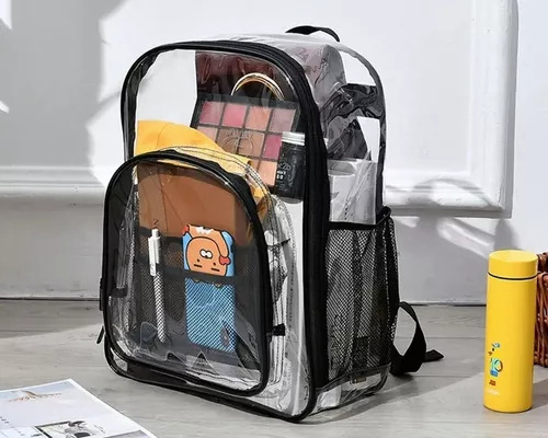 Mochila Transparente De Moda Casual Impermeable Para