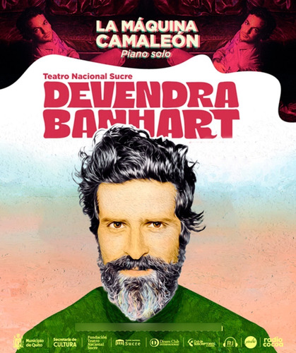 2 Entradas Para La Máquina Camaleón Con Devendra Banhart