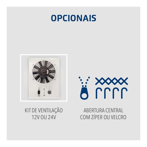 Divisória Térmica P Baú Frigorífico - Cortina Com Trava