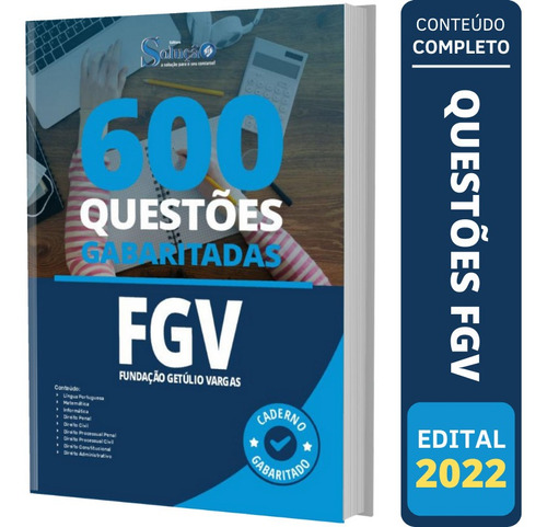 Caderno De Questões Fundação Getúlio Vargas - Banca Fgv
