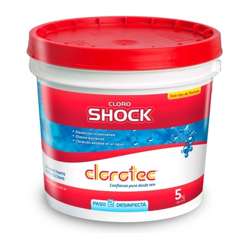 Cloro Instantaneo 5kg Para Piscinas