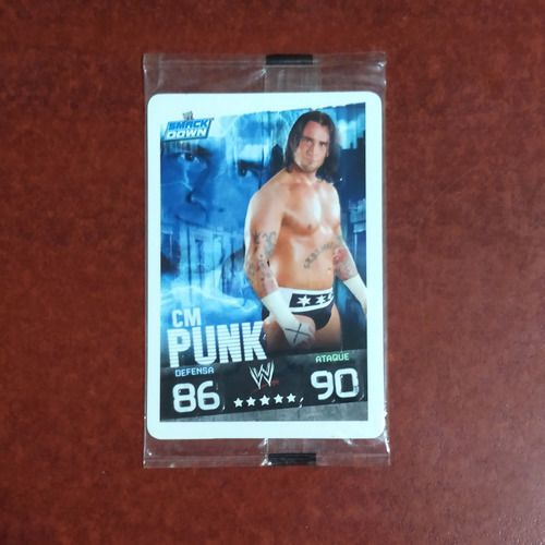 Cm Punk Salm Attax Evolution 2009 Tarjeta De Luchador