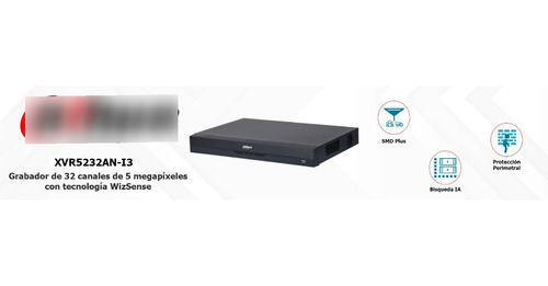 Dahua Xvr5232an-i3 Dvr 32ch 5mp Lite Wizsense + 32ch Ip