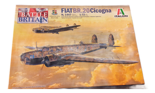 Maqueta A Escala 1/72 Italeri Fiat Br.20 Cicogna