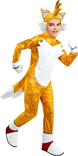 Rubies Childs Sonic Deluxe Tails Disfraz, Pequeño