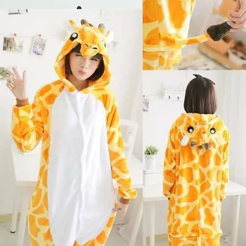 Pijama Jirafa Disfraz Kigurumi Polar Entero Adultos