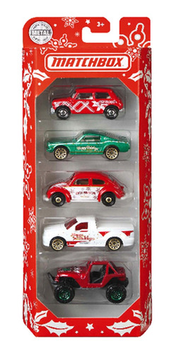 Matchbox  5 Pack - Happy Holiday - 1/64 - Gmn02