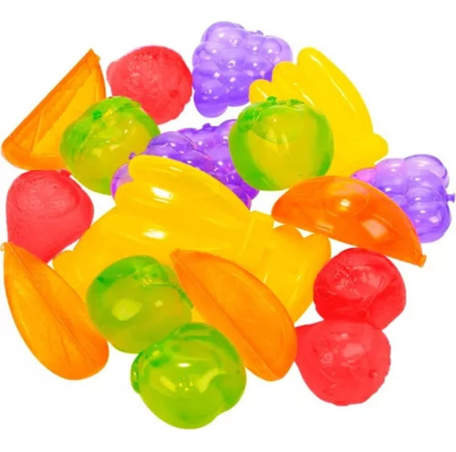 12 Hielos Reutilizables Lavables Divertidas Figuras Colores