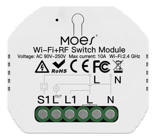 Switch De Luz Smart | 1 Canal | Tuya Smart