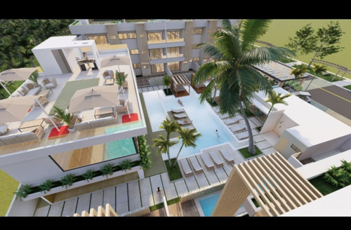 Apartamento De 2 Habitaciones En Venta, En Punta Cana, Con Acceso A La Playa.