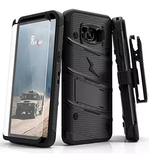 Funda Zizo Samsung Galaxy S8 Plus, Serie Bolt Con Protector