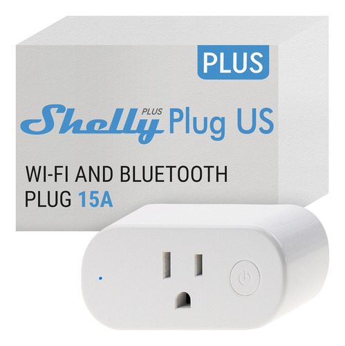 Shelly Plus Plug Us | Enchufe Inteligente Con Wifi Y Blueto.