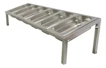 Comprar Cubas Gastronômicas Pizzaria Cozinha 6 Cubas Removíveis Inox
