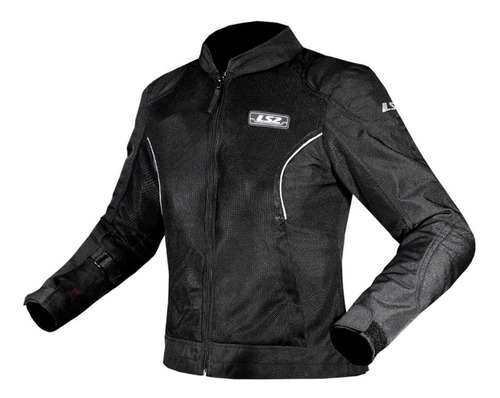 Chamarra Para Moto Ls2 Airy Evo Negro De Mujer Deportiva