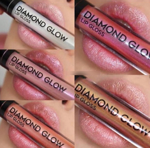 Lip Gloss Diamond Glow Belle Angel Modelo 2 Labios Brilhante