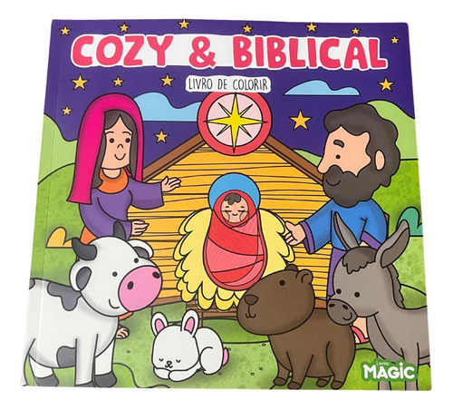 Kit 2 Livros Cozy & Biblical Para Desenhar Estilo Livro Comfy E Cozy