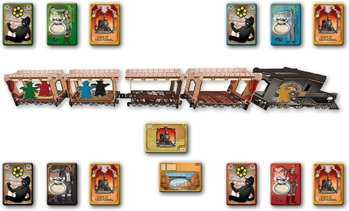 Imagen 2 de 4 de Colt Express: Juego De Mesa Para La Familia Y Amigos