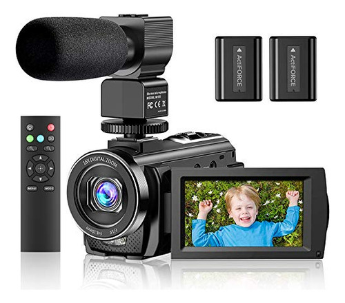 Video Camera Camcorder Youtube Vlogging Camera Fhd 1080p 30f
