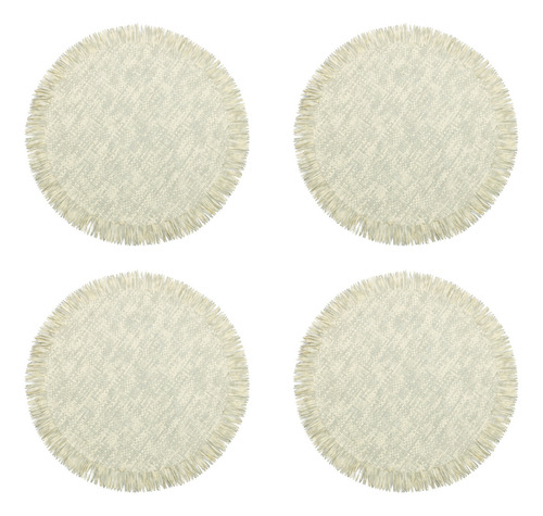 Set De Manteles Individuales Nora 4 Piezas Color Verde musgo Crown Baccara