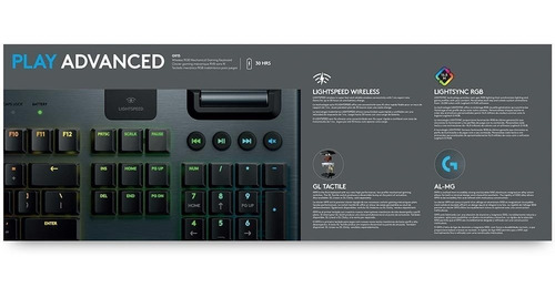 Teclado Sem Fio Mecânico Gamer Logitech G915 Bluetooth Rgb