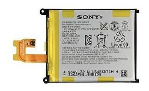 Bateria Modelo Lis1543erpc Sony Xperia Z2 - Prophone