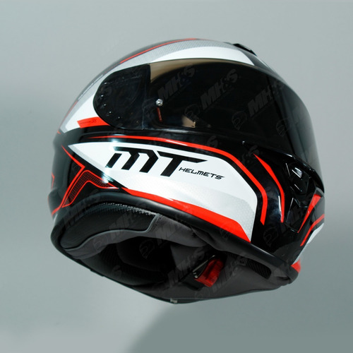 Casco Mt Targo Interact Ece Dot Rojo Perla Integral