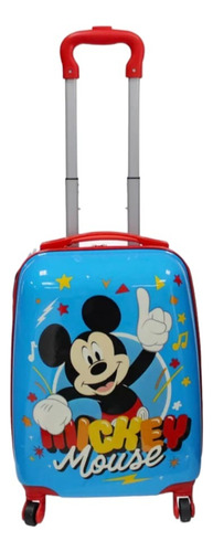 Maleta De Viaje Infantil 4 Ruedas Mickey Mouse 16