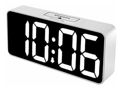 Dreamsky - Reloj Despertador Digital Grande De 8,9 Pulgadas 