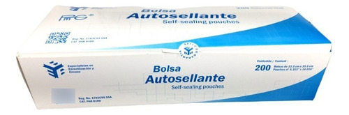 Bolsa P/ Esterilizar Autosellables 13.5x35.6cm 200pz Par810d