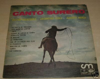 Victor Velazquez Alberto Merlo Canto Surero Vinilo Argentino