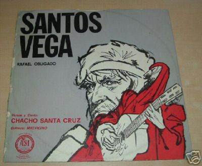 Chacho Santa Cruz Santos Vega Vinilo Argentino