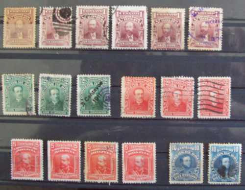 Bolivia, Lote Sellos Serie 1901-04 + Colores L0248