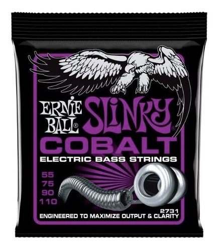 Encordaje Bajo 4c 055 Ernie Ball Slinky Cobalt 2731