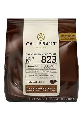 Chocolate Callebaut Leche 33,6% 400gr Chocolate Real