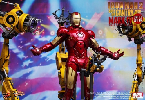 Suit Up Gantry Mark 4 Iron Man 2 Hot Toys Homem De Ferro