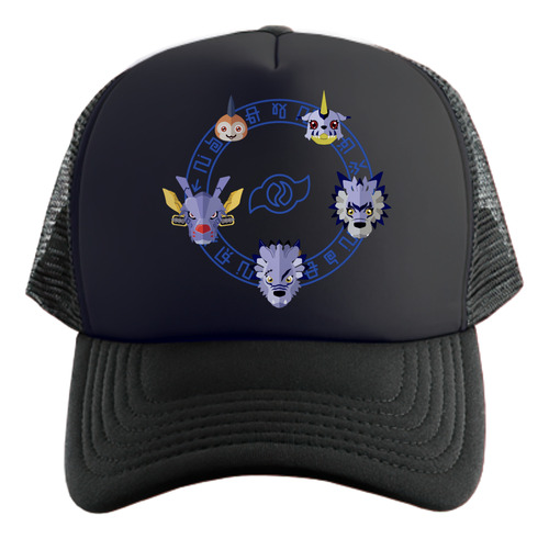 Digimon Gabumon Evoluciones Gorra Friki Tu Eres Negro Todo Talle Único Regulable Digimon Gabumon Evoluciones