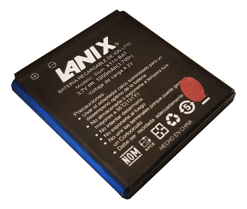 Pila Bateria Ion Litio X110-bat 1000 Mah Lanix X110 E/g