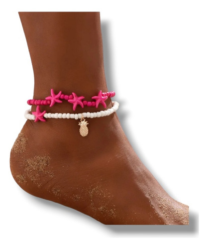 Pulsera Tobillera Estrella De Mar Playa Para Dama Regalo