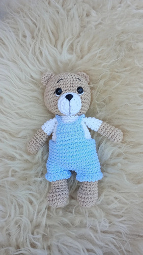 Oso Amigurumi Muñeco De Apego Crochet