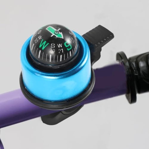 Timbre De Bicicleta Brújula De Aluminio 2pcs 2024