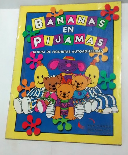 Album De Figuritas Bananas En Pijamas + 50 Paquetes 1998