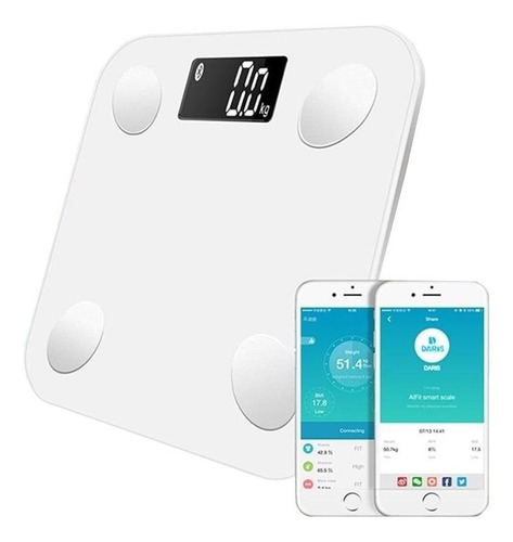 Báscula digital Daris Bluetooth Smart Weight, hasta 180 kg